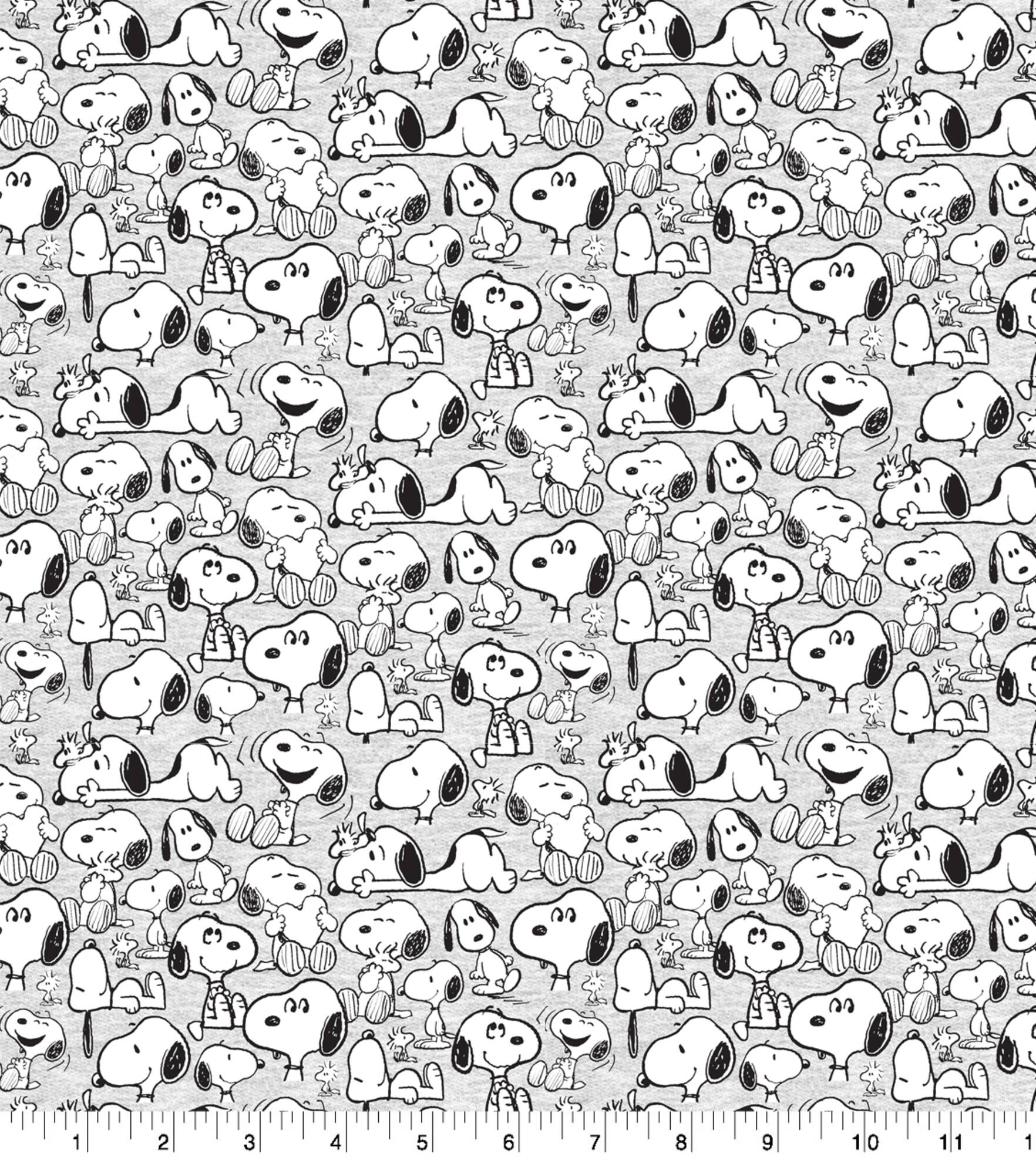 Peanuts Snoopy & Woodstock Nursery Cotton Fabric